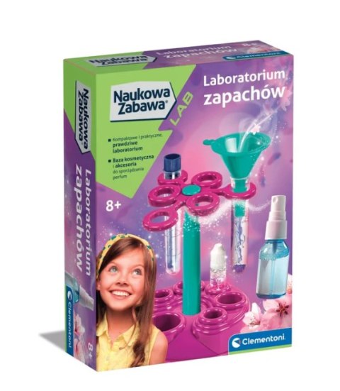 Clementoni Naukowa Zabawa Zestaw Laboratorium Zapachów Perfumy Język Polski Clementoni 50867