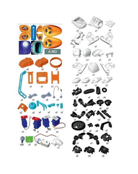 Clementoni Naukowa Zabawa Zestaw Robot Airo Język Polski Clementoni 50819