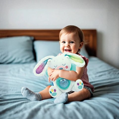 Clementoni Projektor Przytulanka Arktyczny Króliczek Zorza Polarna Clementoni 17594