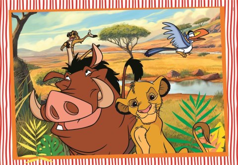 Clementoni Puzzle 2x20 Super Color DISNEY CLASSIC KRÓL LEW I DUMBO Clementoni 24837