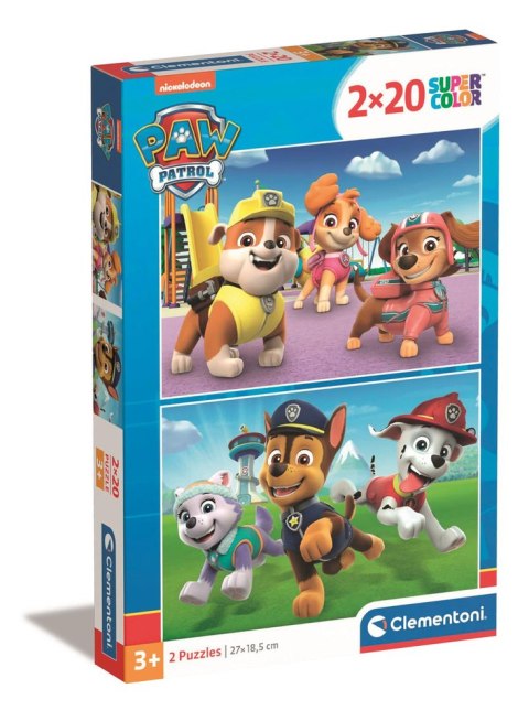 Clementoni Puzzle 2x20 Super Color PSI PATROL Clementoni 24800