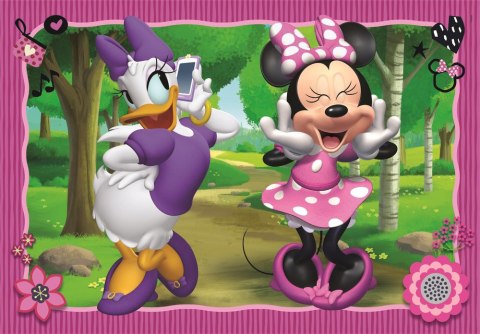 Clementoni Puzzle 24 Maxi Super Color DISNEY JUNIOR MYSZKA MINNIE Clementoni 24091