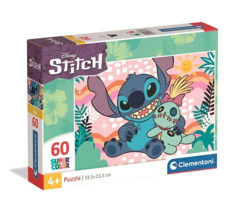 Clementoni Puzzle 60 Super Color DISNEY STITCH Clementoni 26331