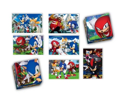 Clementoni Zestaw Edukacyjny Puzzle Memo Klocki SONIC Clementoni 18318