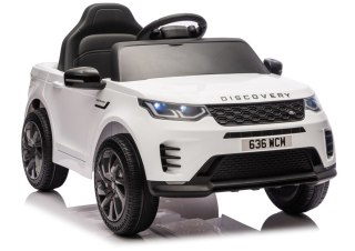 LEAN CARS Pojazd Na Akumulator Land Rover Discovery DLS-K06 Biały