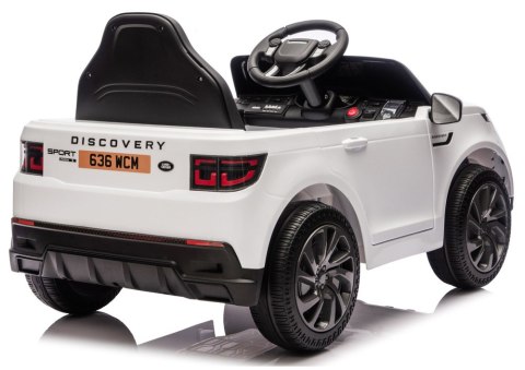LEAN CARS Pojazd Na Akumulator Land Rover Discovery DLS-K06 Biały