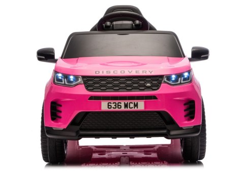 LEAN CARS Pojazd Na Akumulator Land Rover Discovery DLS-K06 Różowy