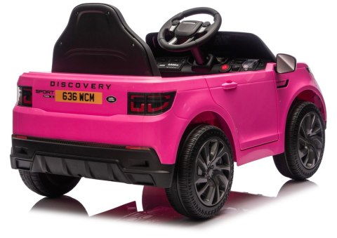 LEAN CARS Pojazd Na Akumulator Land Rover Discovery DLS-K06 Różowy
