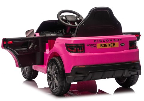 LEAN CARS Pojazd Na Akumulator Land Rover Discovery DLS-K06 Różowy