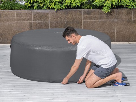 Producent niezdefiniowany Bestway Pokrywa termiczna do Lay-Z-Spa pokrowiec ENEGYSENSE 180x66cm 60317