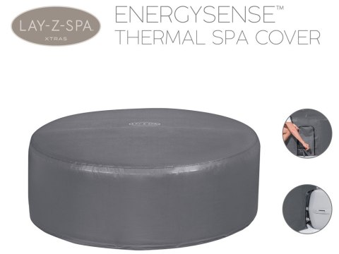 Producent niezdefiniowany Bestway Pokrywa termiczna do Lay-Z-Spa pokrowiec ENEGYSENSE 180x66cm 60317