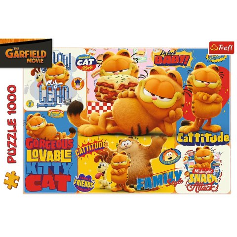 Trefl Puzzle Puzzle - 1000 - Przygody Garfielda - Garfield - Trefl 10935