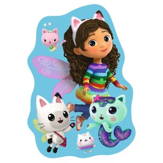 Trefl Puzzle Puzzle - 50 Drewniane Konturowe - Wesoła Gabby - Koci Domek Gabi - Trefl 20260