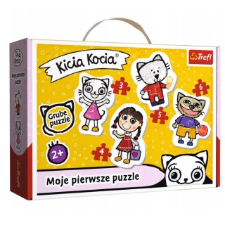 Trefl Puzzle Puzzle - Baby Classic - Wesoła Kicia Kocia - Trefl 36088