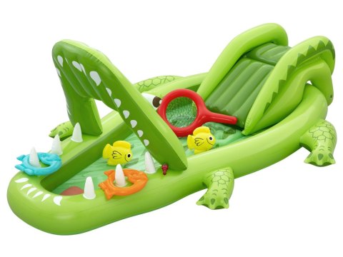 Bestway Bestway Wodny plac zabaw KROKODYL 234x163x87cm + zjeżdżalnia i akces. 53169