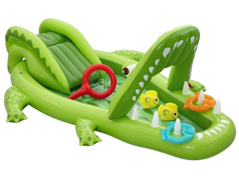 Bestway Bestway Wodny plac zabaw KROKODYL 234x163x87cm + zjeżdżalnia i akces. 53169