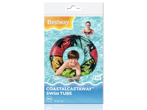 Bestway Bestway dmuchane Koło do pływania z uchwytami 0,91m 10+ 36350