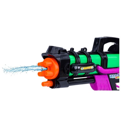 LEAN Toys Duży Pistolet Karabin Broń Na Wodę Zasięg 6m 1,25 L 60 cm