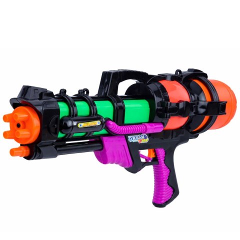 LEAN Toys Duży Pistolet Karabin Broń Na Wodę Zasięg 6m 1,25 L 60 cm