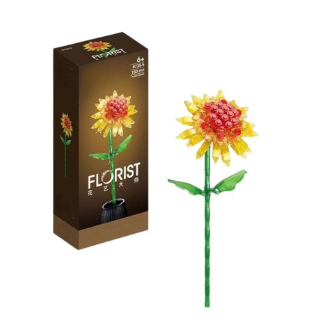 LEAN Toys Klocki Konstrukcyjne Kwiat Kompozycje 60-150 el. Mix