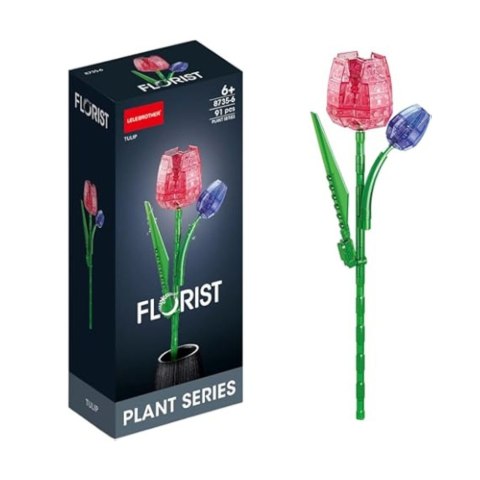 LEAN Toys Klocki Konstrukcyjne Kwiat Kompozycje 60-150 el. Mix
