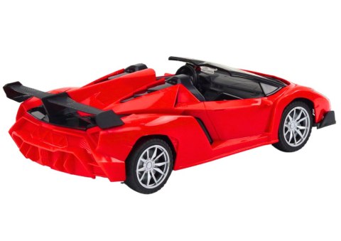 LEAN Toys Samochód Sportowy Zdalnie Sterowany Auto RC 1:18 Czerwony