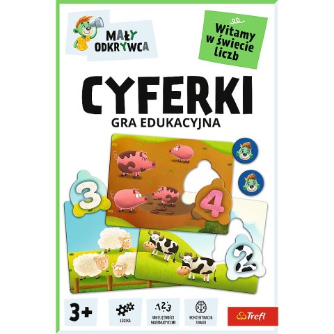 Trefl Gry Gra dla dzieci Cyferki Mały Odkrywca Trefl 02810