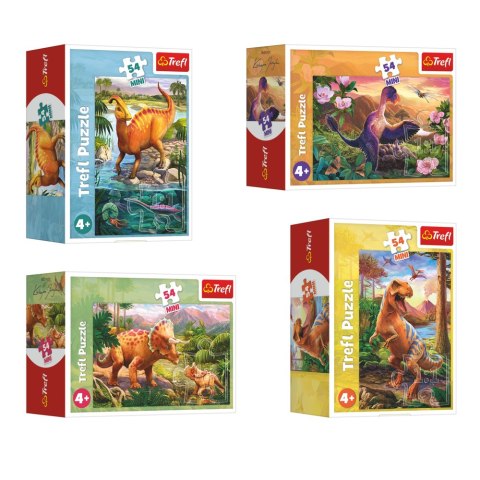 Trefl Puzzle Puzzle - 54 MINI - Niesamowite dinozaury 3 - Trefl 54194
