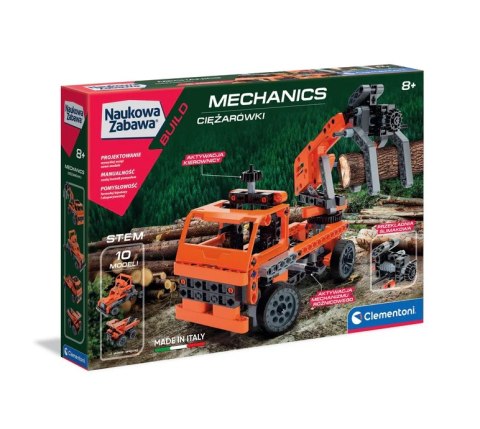Clementoni Naukowa Zabawa Klocki Laboratorium Mechaniki Ciężarówki Język Polski Clementoni 60992
