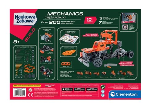 Clementoni Naukowa Zabawa Klocki Laboratorium Mechaniki Ciężarówki Język Polski Clementoni 60992