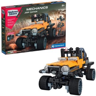 Clementoni Naukowa Zabawa Klocki Laboratorium Mechaniki Jeep Safari Język Polski Clementoni 50123