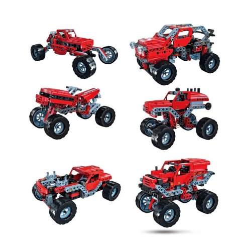 Clementoni Naukowa Zabawa Klocki Laboratorium Mechaniki Monster Truck Język Polski Clementoni 50062