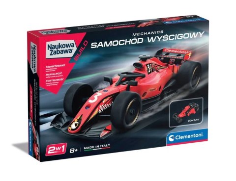 Clementoni Naukowa Zabawa Klocki Laboratorium Mechaniki Samochód Wyścigowy Język Polski Clementoni 50870