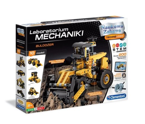Clementoni Naukowa Zabawa Laboratorium Mechaniki Buldożer Język Polski Clementoni 50633