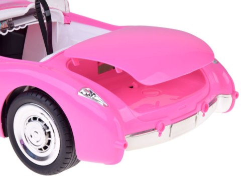 JOKOMISIADA Autko Retro Cadillac na pilota + Elegancka Lalka w Futrze RC0745