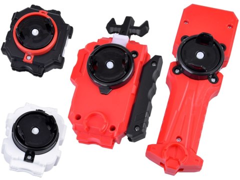 JOKOMISIADA Duży zestaw wyrzutnia 8 dysków bączków GYRO spinner walizka ZA5462