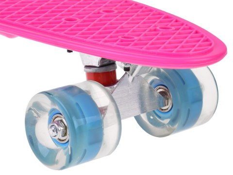 JOKOMISIADA Fiszka LED Deskorolka ze Świecącymi Kółkami do jazdy w Skateparku SP0825