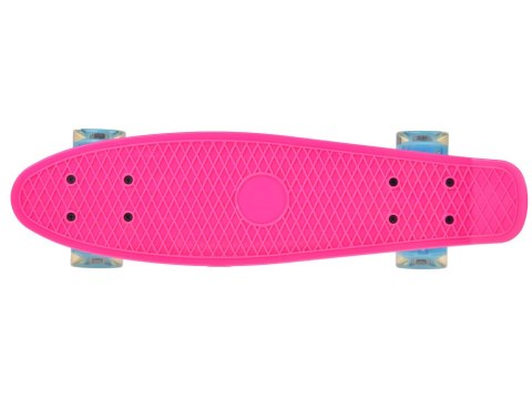 JOKOMISIADA Fiszka LED Deskorolka ze Świecącymi Kółkami do jazdy w Skateparku SP0825