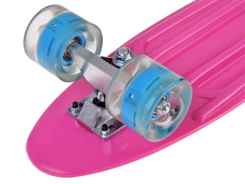 JOKOMISIADA Fiszka LED Deskorolka ze Świecącymi Kółkami do jazdy w Skateparku SP0825