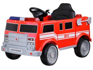 JOKOMISIADA Auto Straż Pożarna Wóz Strażacki na akumulator Koguty Sygnał Radio PA0313
