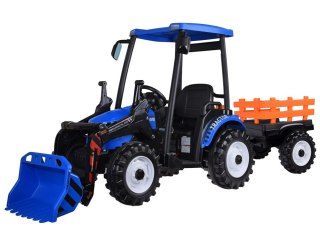 JOKOMISIADA Duży TRAKTOR elektryczny na akumulator dla dziecka przyczepa łyżka PA0320
