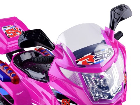 JOKOMISIADA Motorek na akumulator kolorowe światła led PA0241