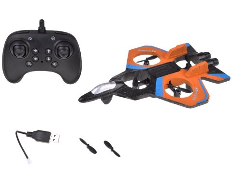 JOKOMISIADA Zdalnie sterowany Dron RC LED 360° flip światła LED łatwe sterowanie RC0755