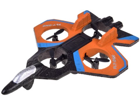 JOKOMISIADA Zdalnie sterowany Dron RC LED 360° flip światła LED łatwe sterowanie RC0755