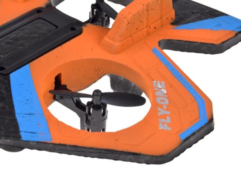 JOKOMISIADA Zdalnie sterowany Dron RC LED 360° flip światła LED łatwe sterowanie RC0755