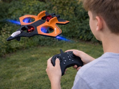 JOKOMISIADA Zdalnie sterowany Dron RC LED 360° flip światła LED łatwe sterowanie RC0755