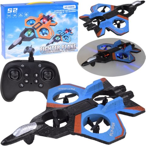 JOKOMISIADA Zdalnie sterowany Dron RC LED 360° flip światła LED łatwe sterowanie RC0755