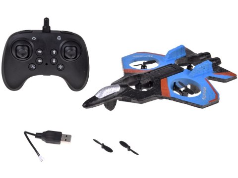 JOKOMISIADA Zdalnie sterowany Dron RC LED 360° flip światła LED łatwe sterowanie RC0755