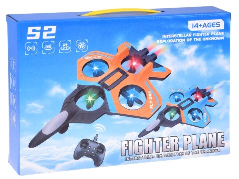 JOKOMISIADA Zdalnie sterowany Dron RC LED 360° flip światła LED łatwe sterowanie RC0755