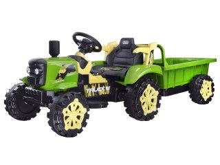 JOKOMISIADA Traktor z przyczepą na akumulator świeci PA0234